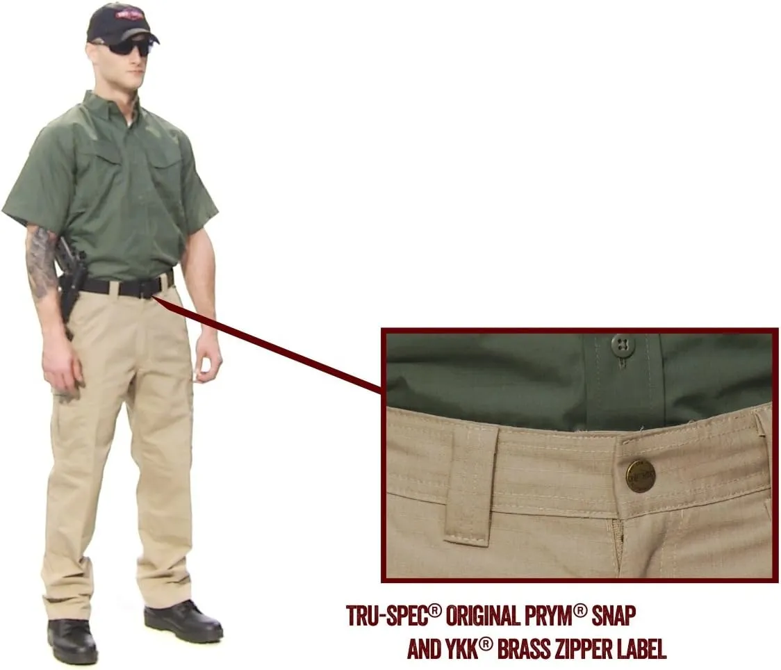 Tru-Spec Men's 24-7 Series Simply Tactical Cargo Pocket Pants Polyester Cotton Rip-Stop