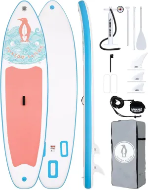 Tuxedo Sailor 10'6"×33"×6" Inflatable Stand Up Paddle Board with Premium SUP Accessories,Paddle Boards for Adults & Youth of All Skill Levels