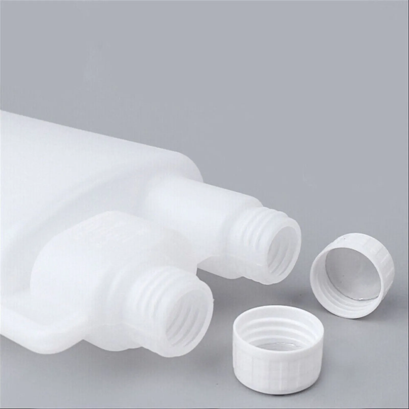 Twin Chamber Bottle Tamper Chemical Liquid Plastic Bottle Evident Cap 500ml