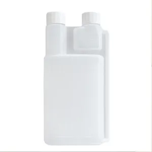 Twin Chamber Bottle Tamper Chemical Liquid Plastic Bottle Evident Cap 500ml