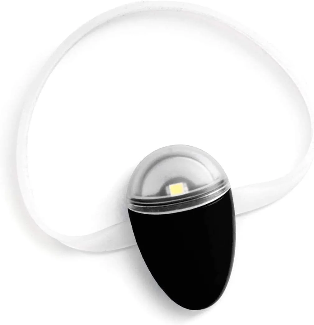 ULLA Smart Light for Water Bottle, Small Hydrate Reminder, Fits Most Water Bottles, Lights Up When Time to Drink, Hydration Intake Planner, Home & Office Use, BPA Free - Black