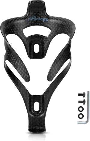 Ultra Light Full Carbon Fiber Water Bottle Cage Bicycle Bike Water Bottle Holder for Road MTB Gravel E-Bikes, for Diameter 70-74 mm Water Bottle (Weight 16±2g) Matte 1 Pack