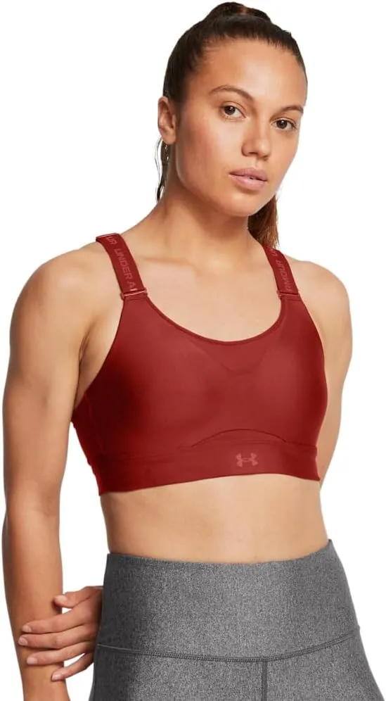 Under Armour Womens Infinity High Impact Sports Bra, (840) Earthen Orange / / Earthen Orange, X-Large A-C