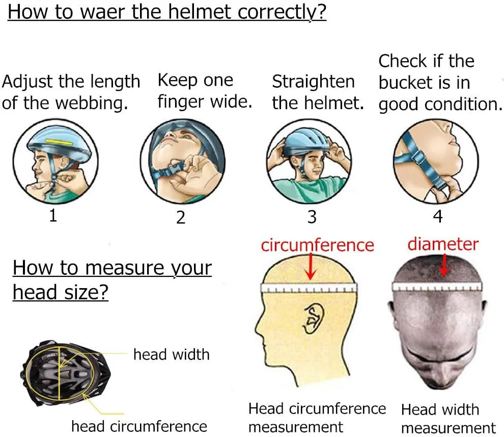 UPANBIKE Adult Bike Helmet - One-Piece Adjustable Safety Protection for Mountain & Road Bikes