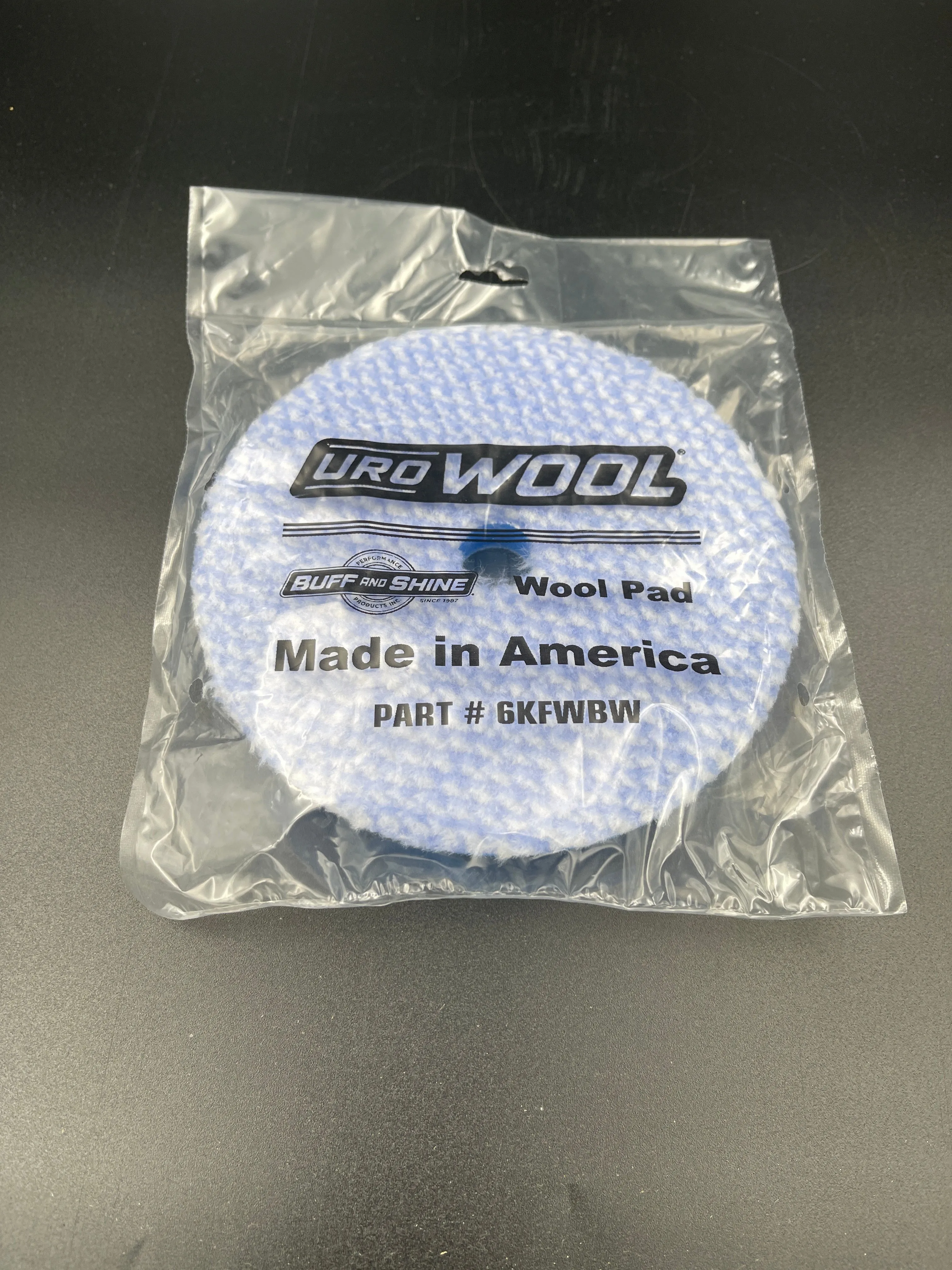 URO Wool Blue/White Wool- Blue Foam Interface 6'