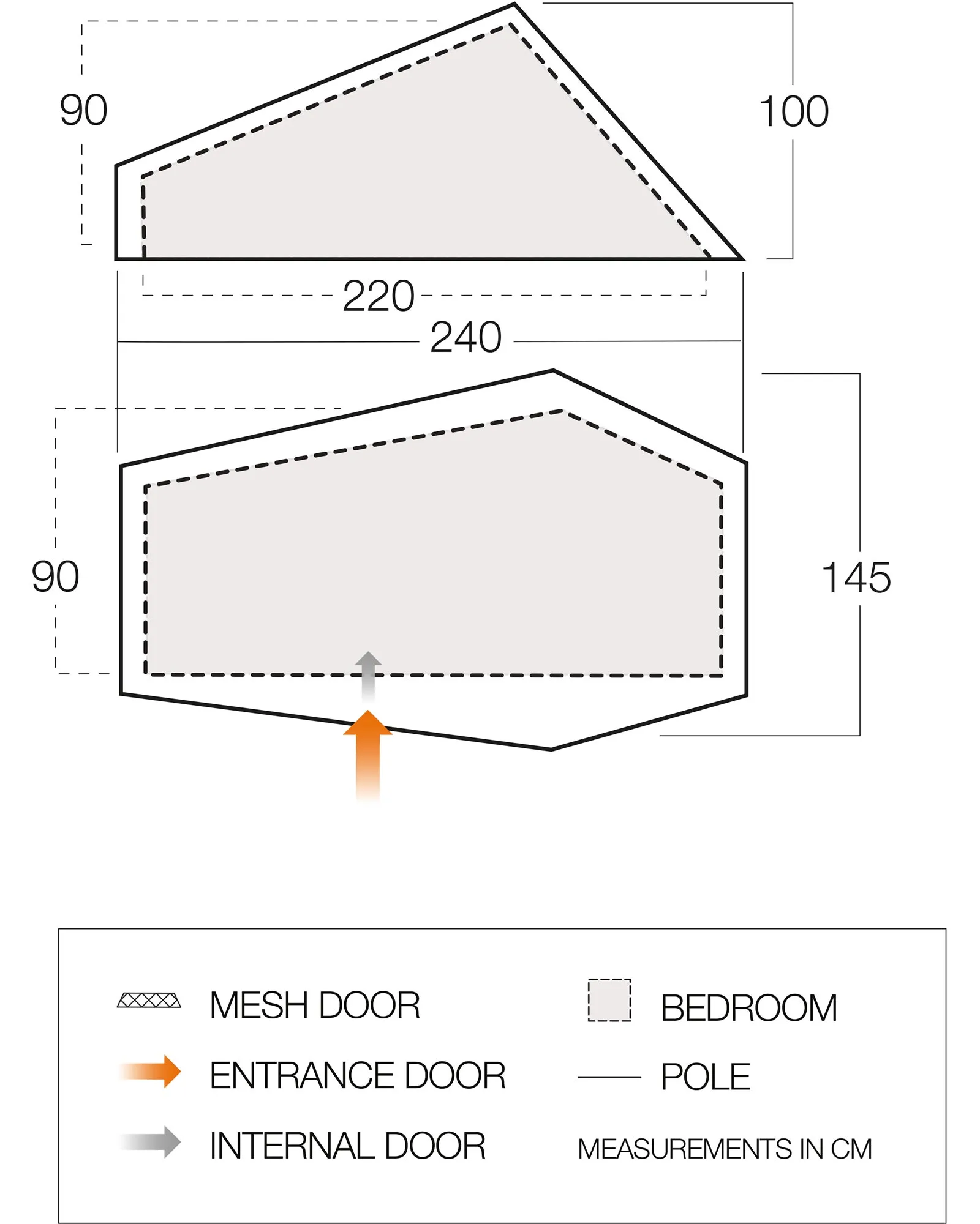 Vango F10 Hydrogen Air Tent