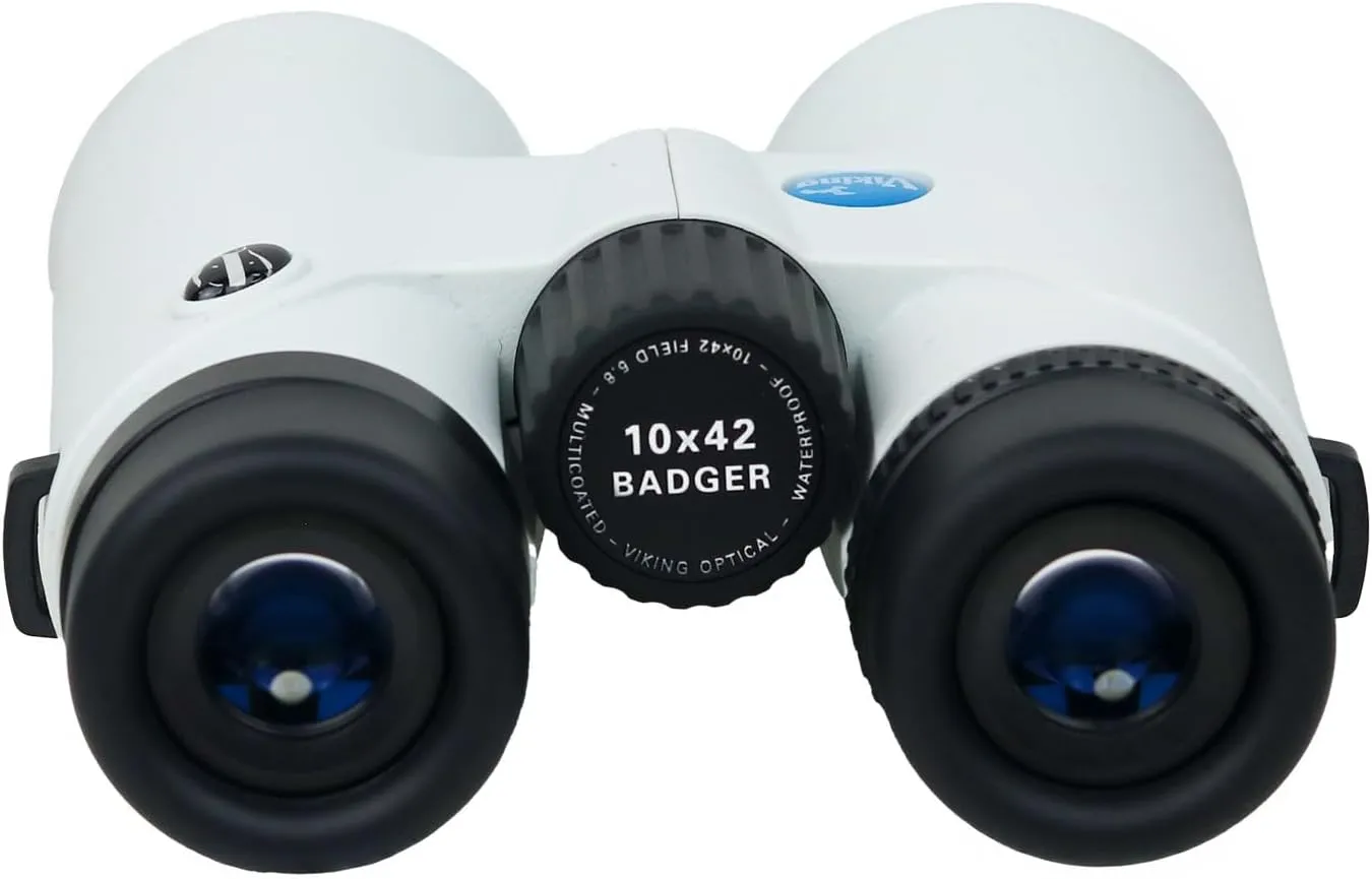 Viking 10x42 Badger White Binoculars