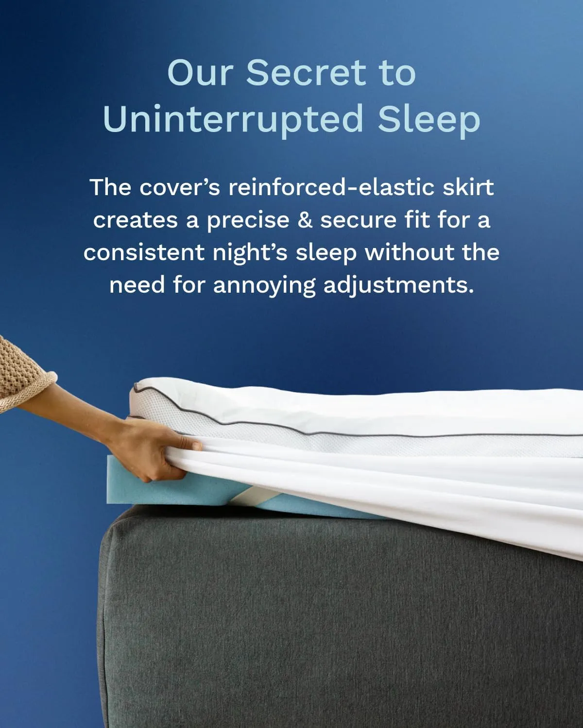 ViscoSoft 4 Inch Pillow Top Memory Foam Mattress Topper King - Cooling Hybrid Lux Dual Layer Bed Mattress Pad - CertiPur-US Certified