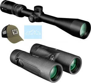 Vortex Optics Copperhead Second Focal Plane Riflescope & Copperhead HD 10x42 Binoculars Bundle