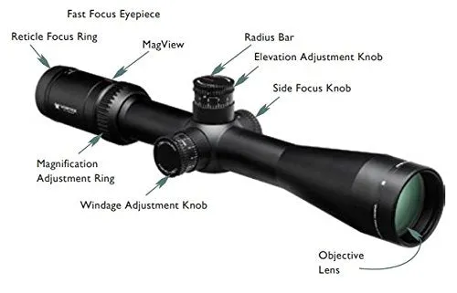 Vortex Optics Viper HS-T Second Focal Plane Riflescope 4-16x44 MRAD VHS-4308