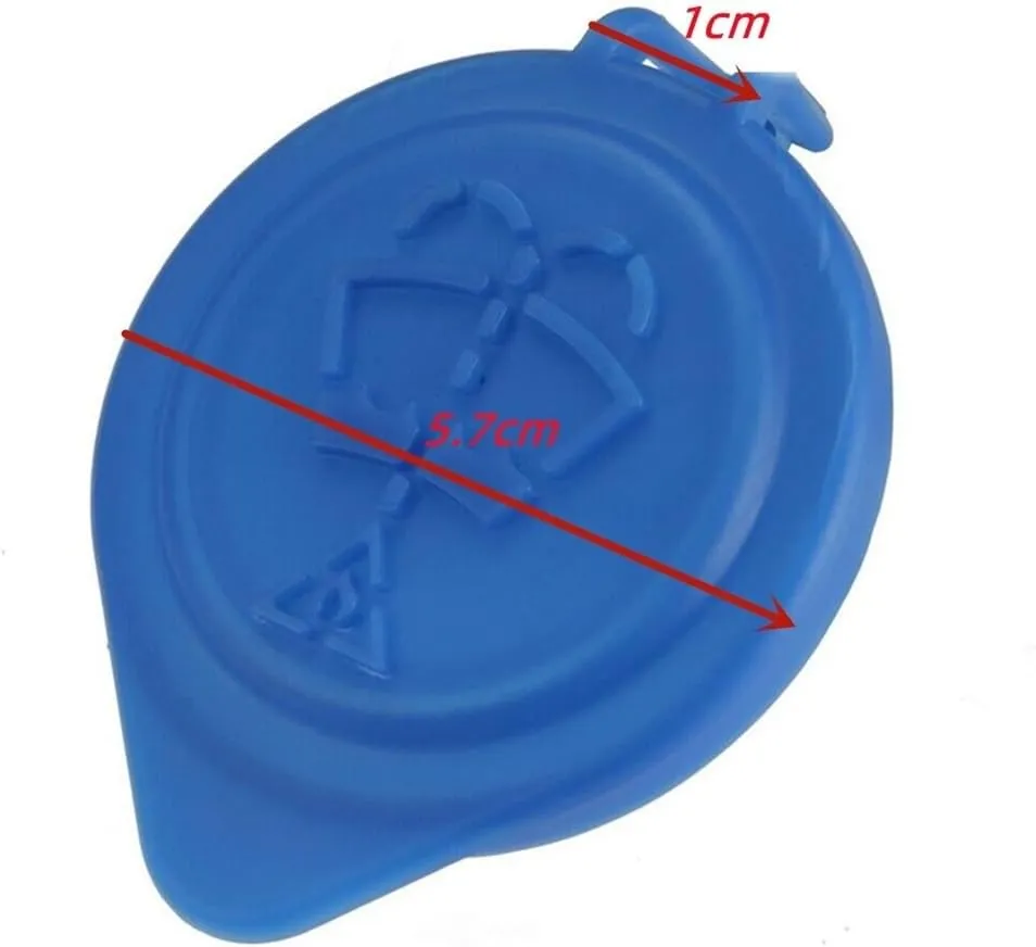Washer Bottle Cap Compatible with E21 for E28 E30 E32 E34 E39 Car Windshield Wiper Washer Fluid Reservoir Tank Bottle Lid Cover Cap 61661379054 V201810(Blue)