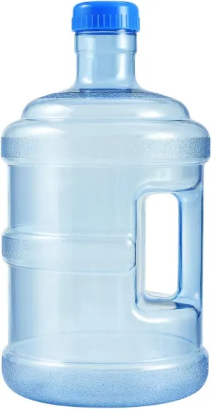 Water Bottle 1.3 Gallon Portable Water Containers with Handle Water Jug Large Reusable Motivational Jug for Camping Outdoor Sports Travel