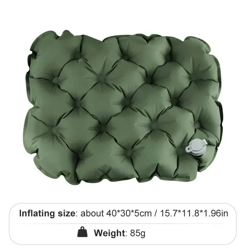 WEST TUNE Inflatable Sitting Pad Ultralight Seat Cushion for Camping and Hiking