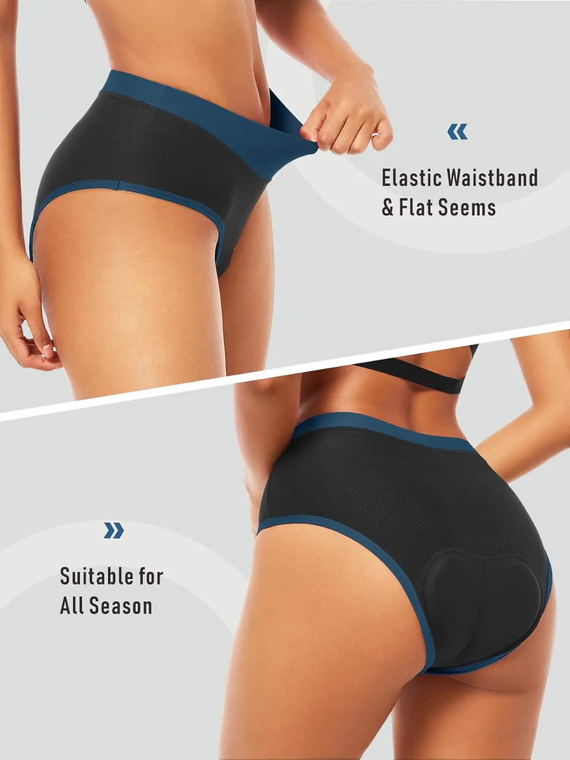 Women's Cycling Underwear 4D Padded Bike Shorts Lightweight Bicycle Biking Undershorts Breathable Ergonomic Design