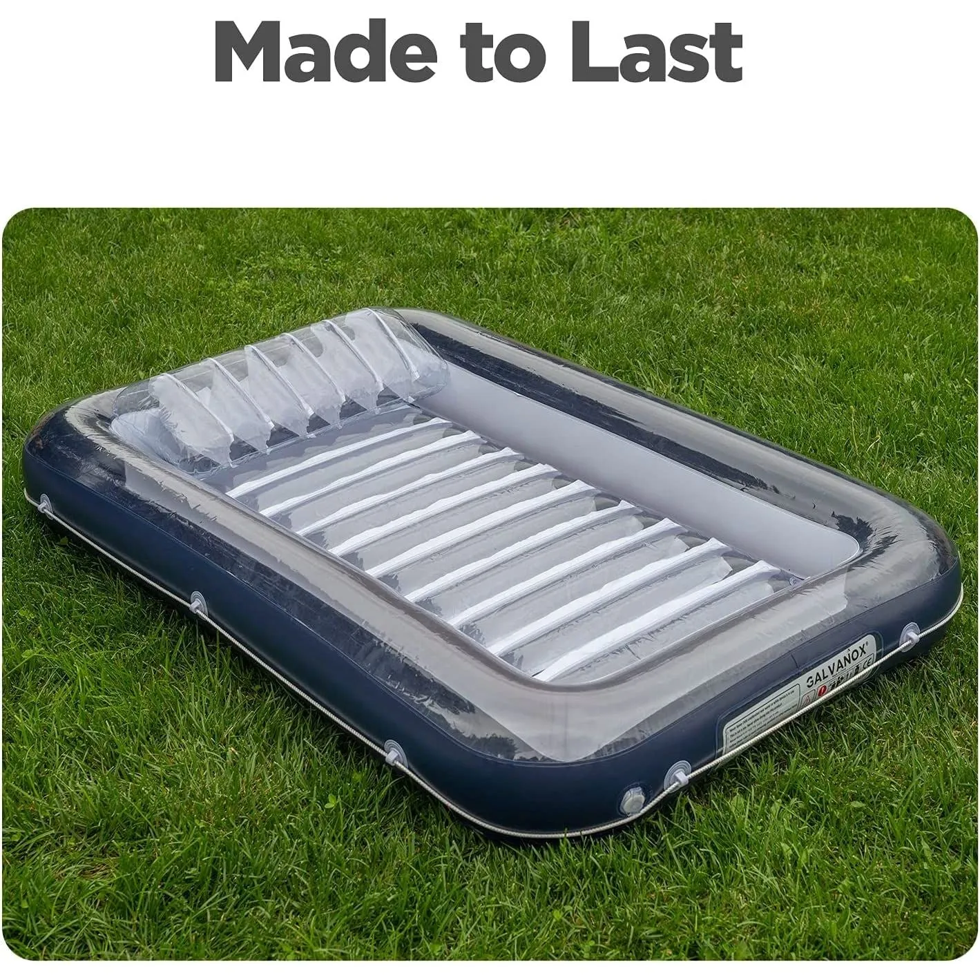 XL Floating Pool Bed, Inflatable Water Lounger Raft