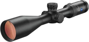 ZEISS Conquest V4 3-12x56 Riflescope with Illuminated Plex Reticle (#60) - External Elevation Turret - Ballistic Stop - Fixed Parallax - .25 MOA