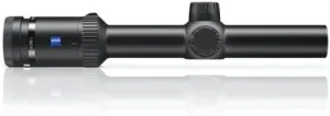 ZEISS Conquest V6 1-6x24 Riflescope with Illuminated Plex Reticle (#60) - Capped Turrets - Fixed Parallax - .5 MOA, Single Turn